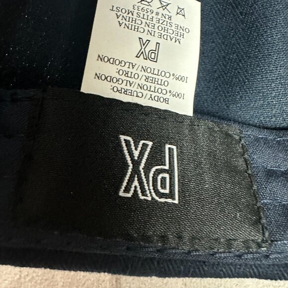 PX Clothing Navy Blue Adjustable Baseball Cap 8CP9020M NWT - Picture 7 of 8